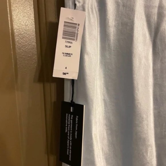 NWT Babaton Slip Skirt in Glimmer - Picture 2 of 3